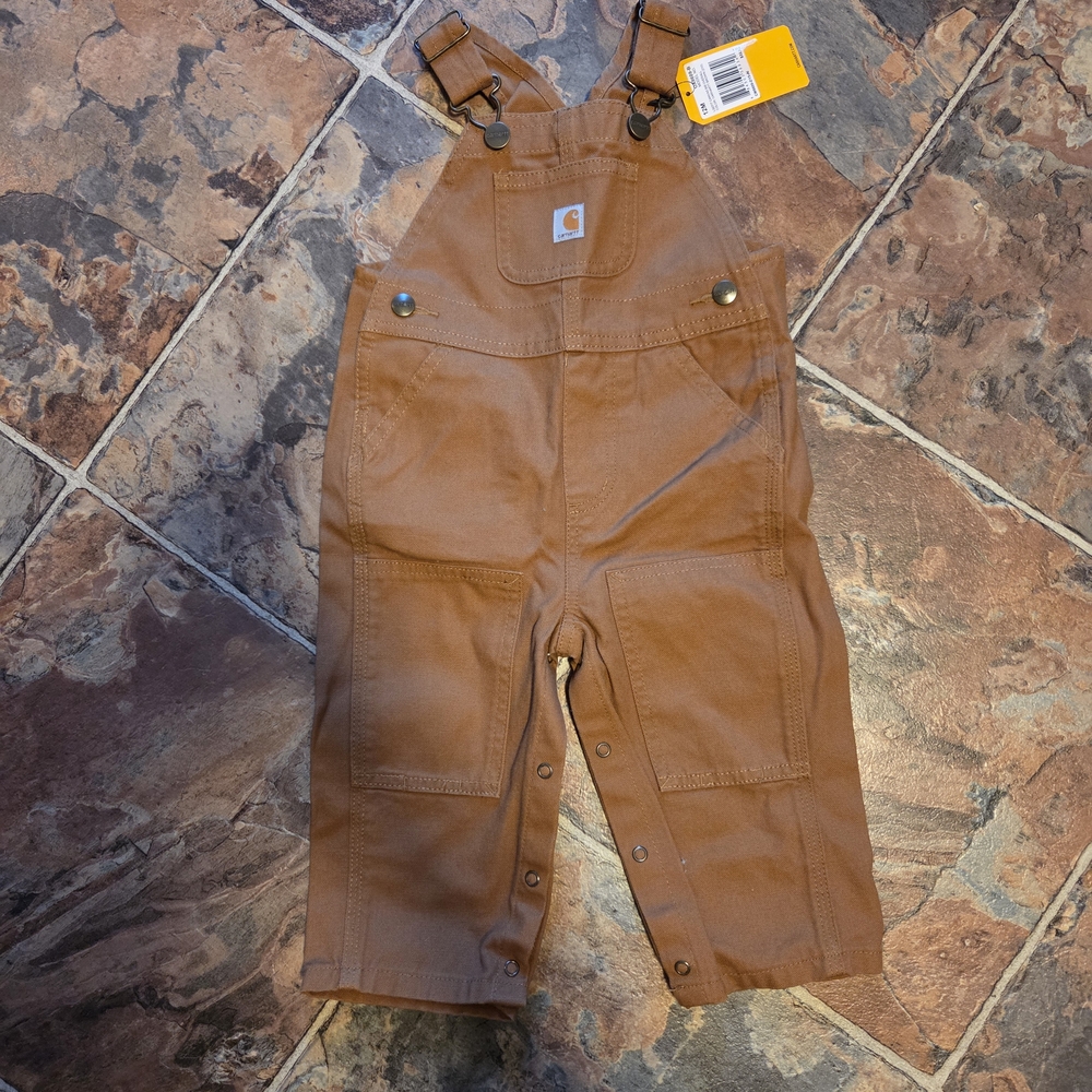 Carhartt Brown Overalls Rugged Canvas Workwear